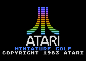 Atari 5200 Miniature Golf 1