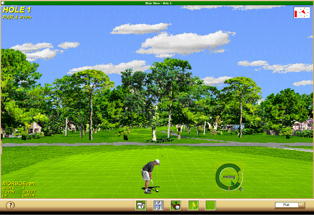 Microsoft Golf 3.0 with serial version