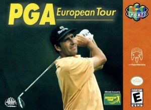 PGA European Tour N64 box