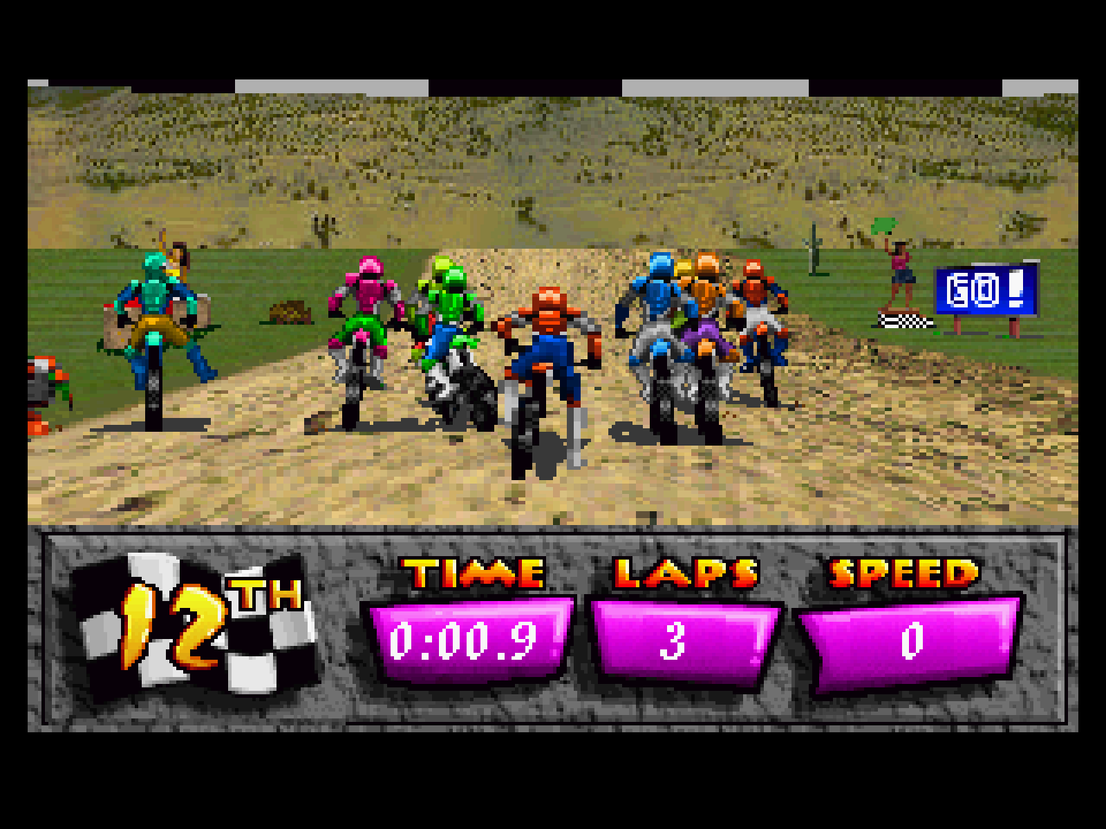 Moto Cross Original - Sega 32x - Sebo dos Games - 10 anos!