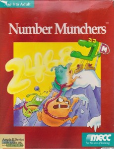 Number Munchers box